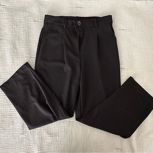 Straight leg 3/4 trousers